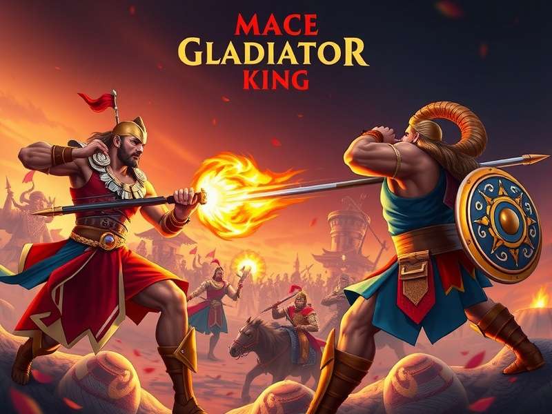 Mace Gladiator King Combat Scene